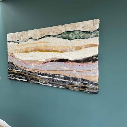  Kunstwerk van wol - viltworkshops