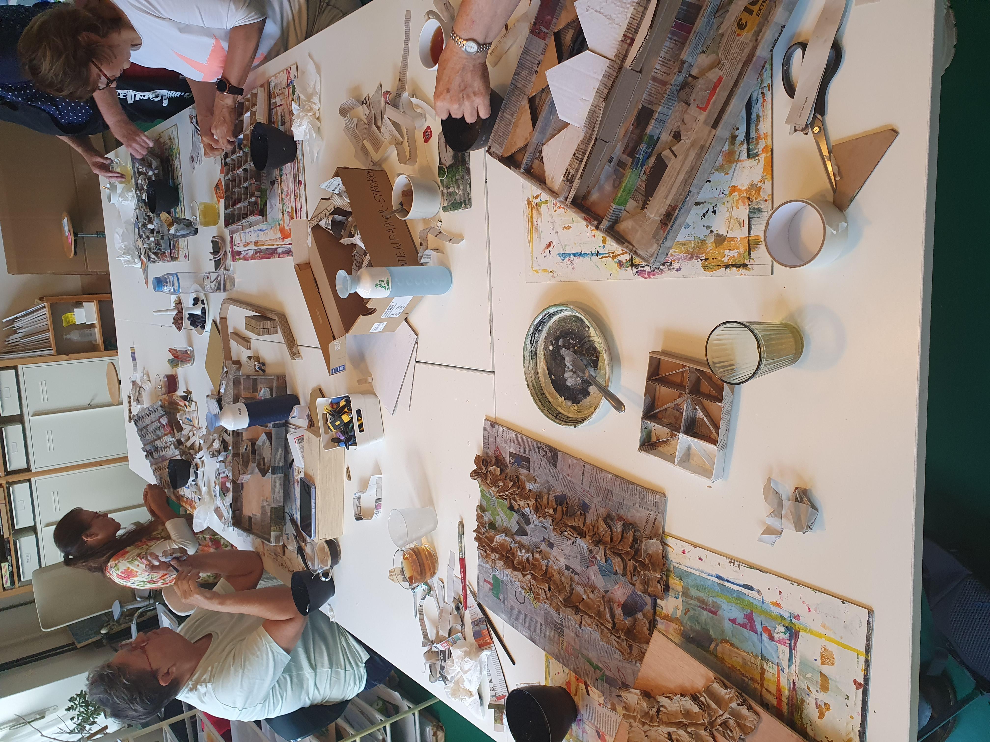 Cursus Papier-maché schilderij maken — foto 2