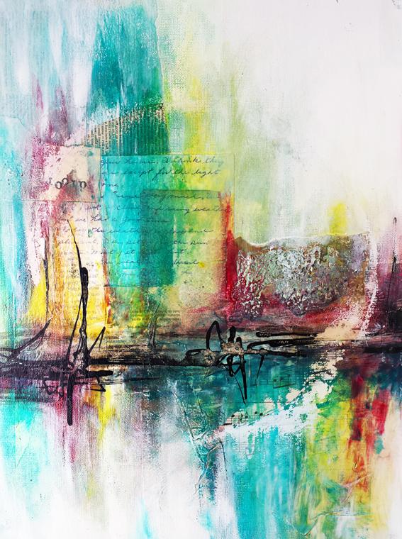 Cursus Mixed Media schildertechnieken — foto 4