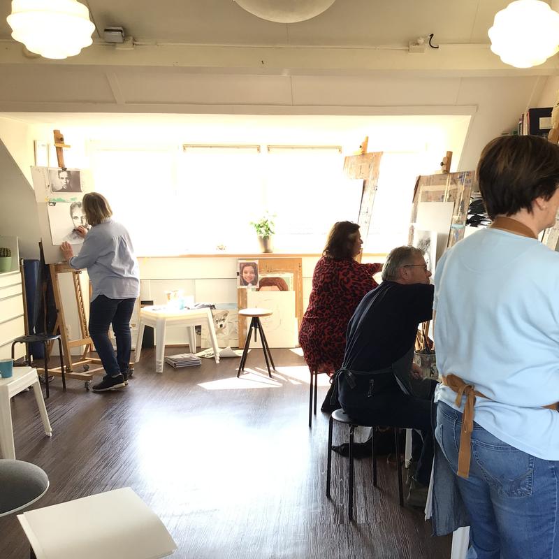 Workshop olieverf op waterbasis — foto 3