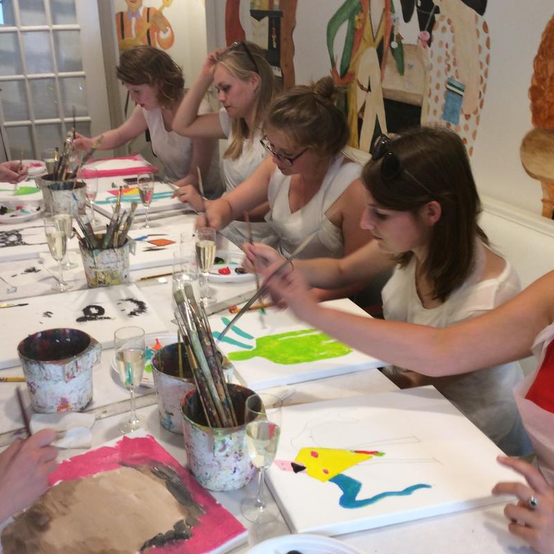 Naaktmodel schilderen workshop in Den Haag, Zuid-Holland, spannend en een tikje ondeugend! — foto 5