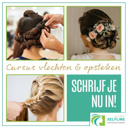 Cursus opsteken en vlechten, kapper, locaties heel nederland — foto 3