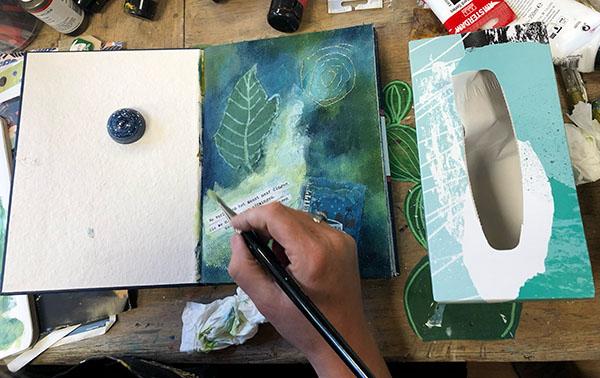 Workshop ‘art journaling – inspiratie uit de natuur’ — foto 3