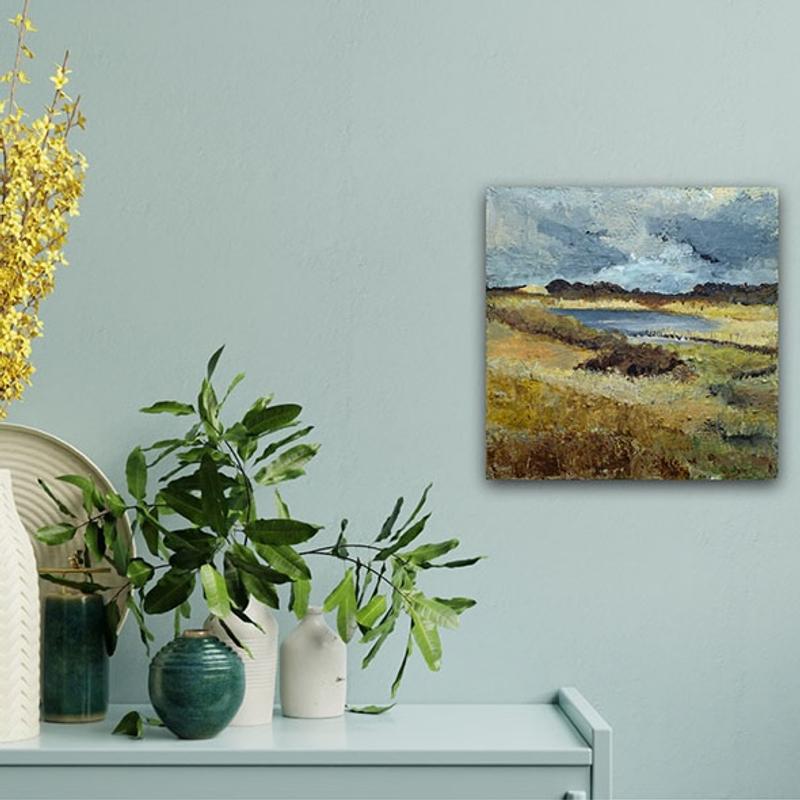Schilder Landschappen met het Paletmes — foto 3