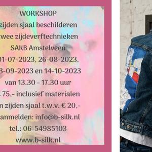 Workshop schilderen op zijde