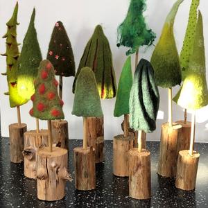 Kerstboompjes vilten