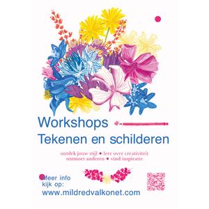 Feest van kleur schilderen 