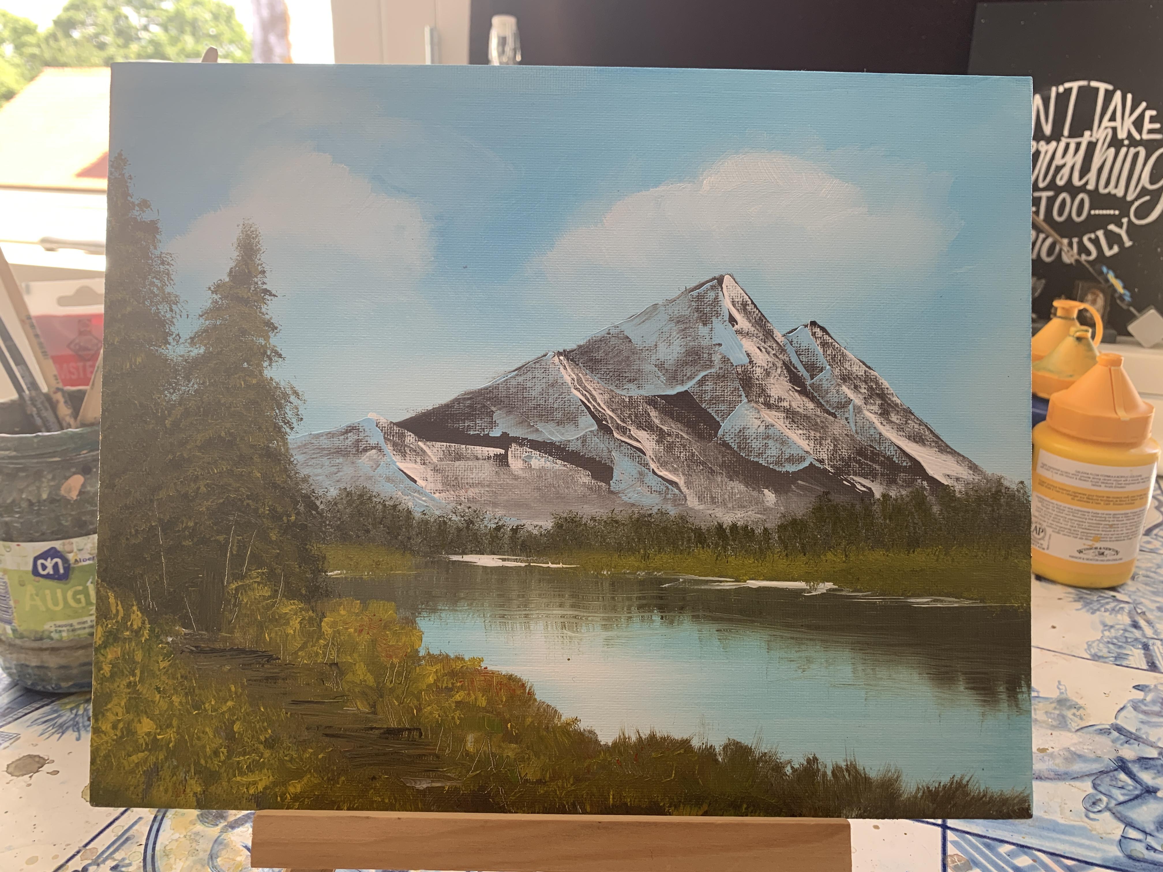 WORKSHOP SCHILDEREN IN BOB ROSS STIJL op jouw locatie — foto 1