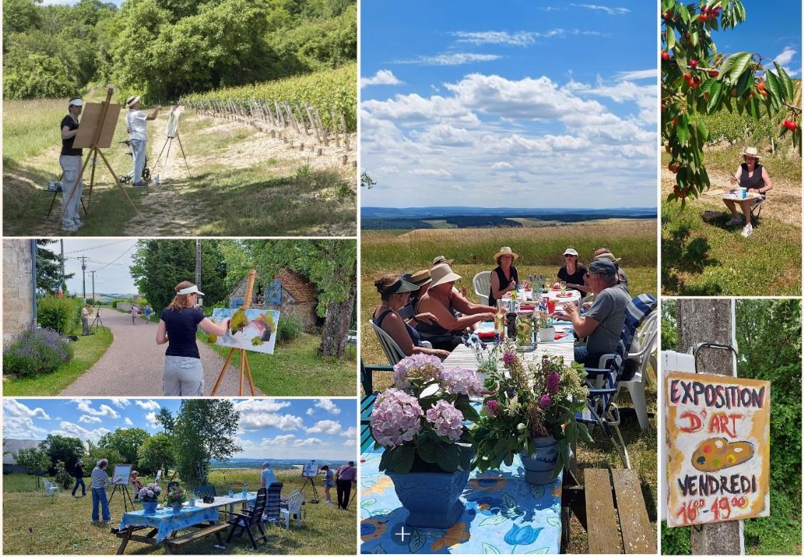 SCHILDEREN IN DE BOURGOGNE  — foto 1