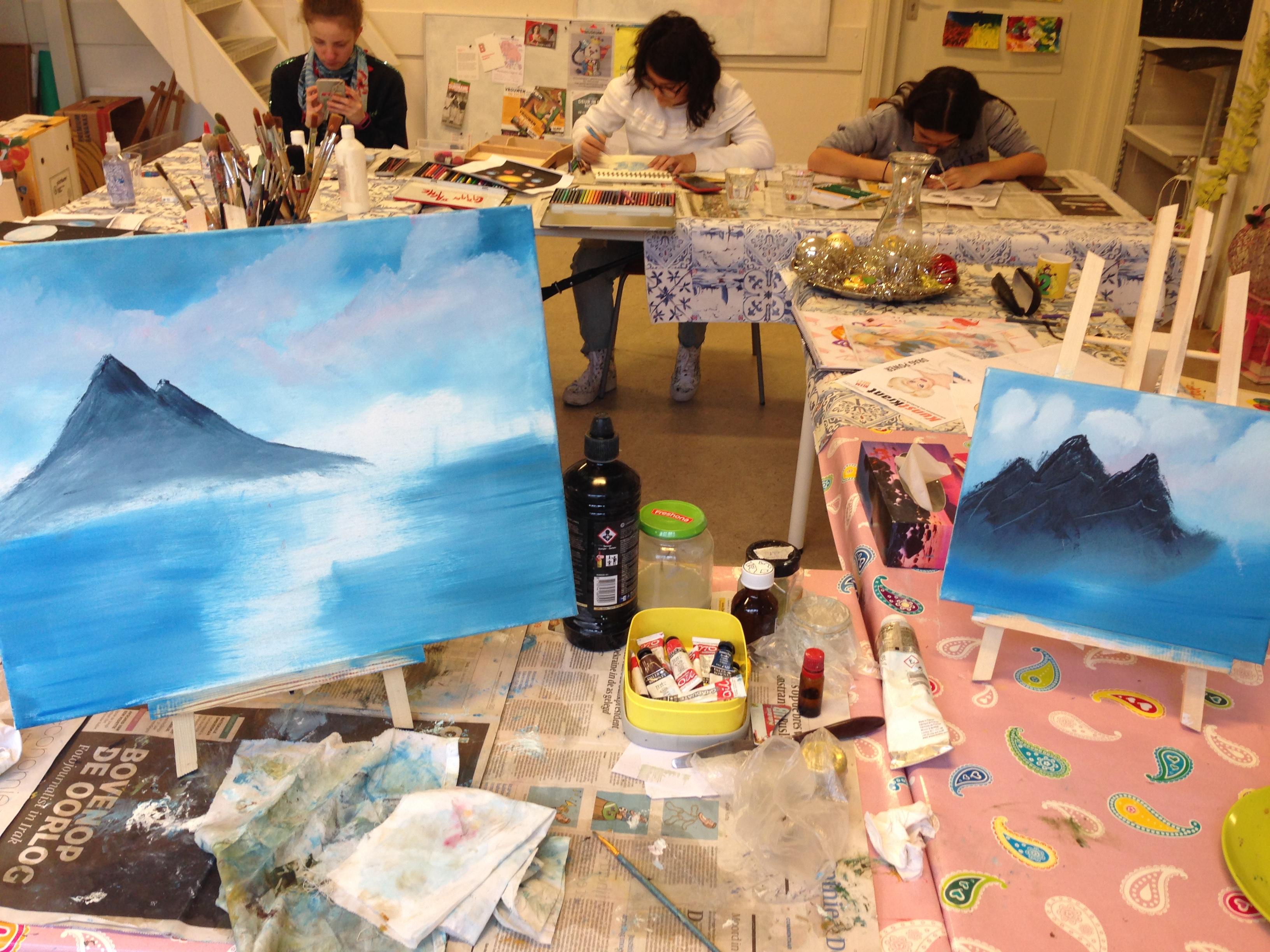 Bob Ross workshop in Eindhoven — foto 3
