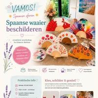 VAMOS! Spaanse waaiers schilderen 🪭