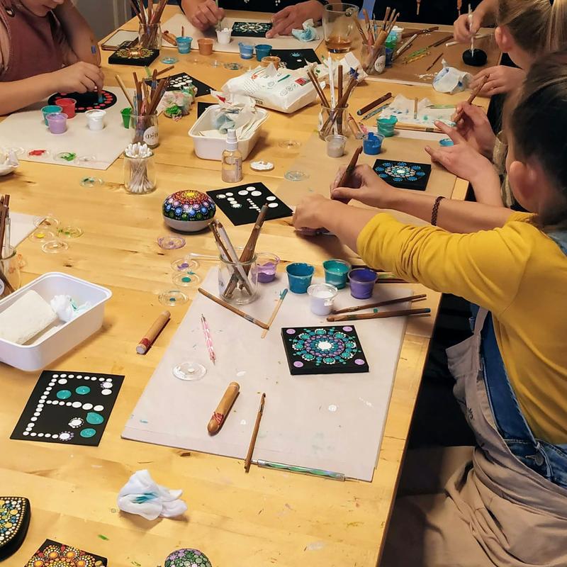 Dotpainten(stippen) voor partijtjes — foto 4