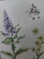 Bloemen in aquarel — foto 2