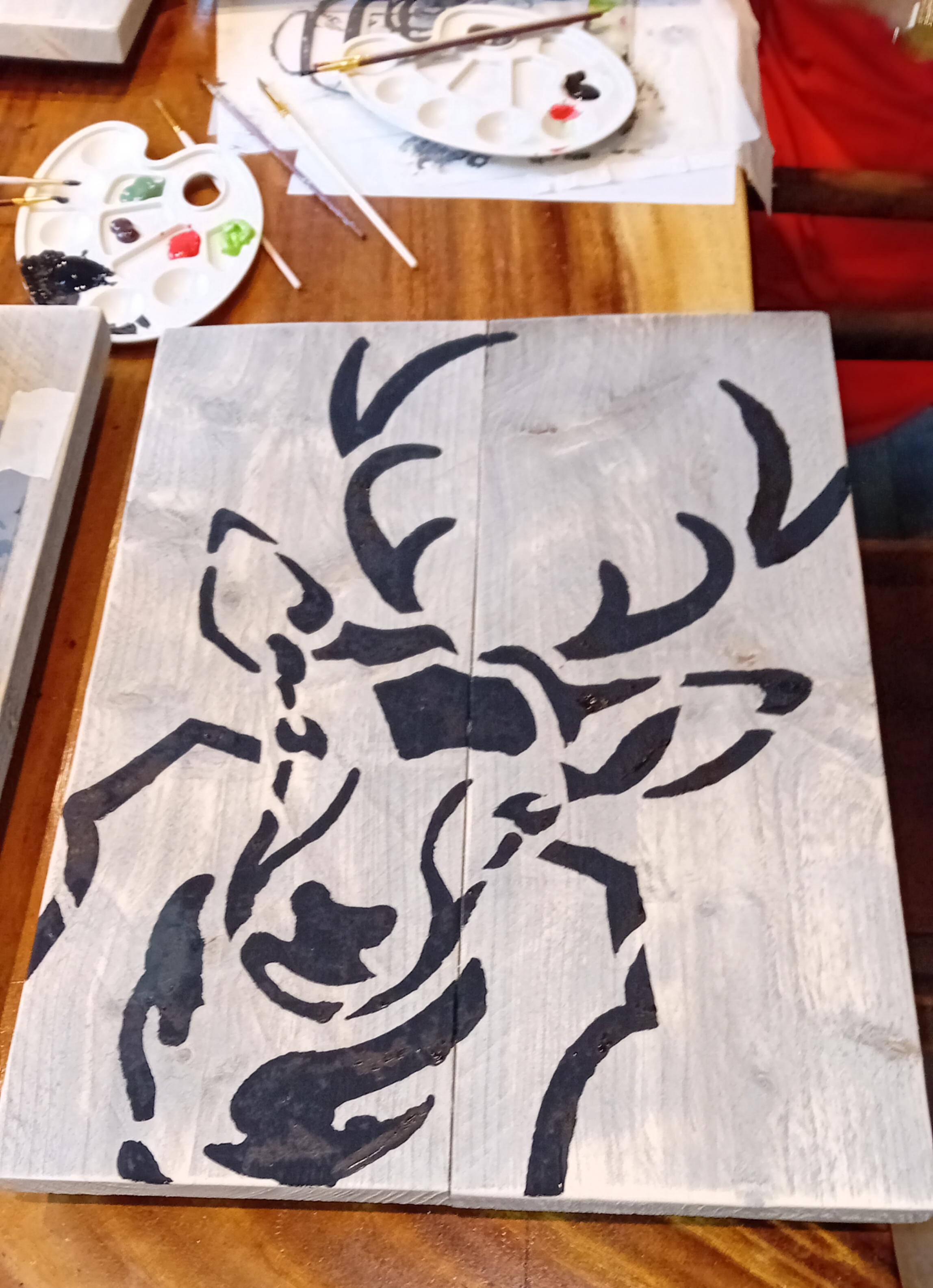 Workshop steigerhoutuen wandbord + kerstboom — foto 6