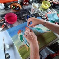 Workshop Collage schilderen met papier