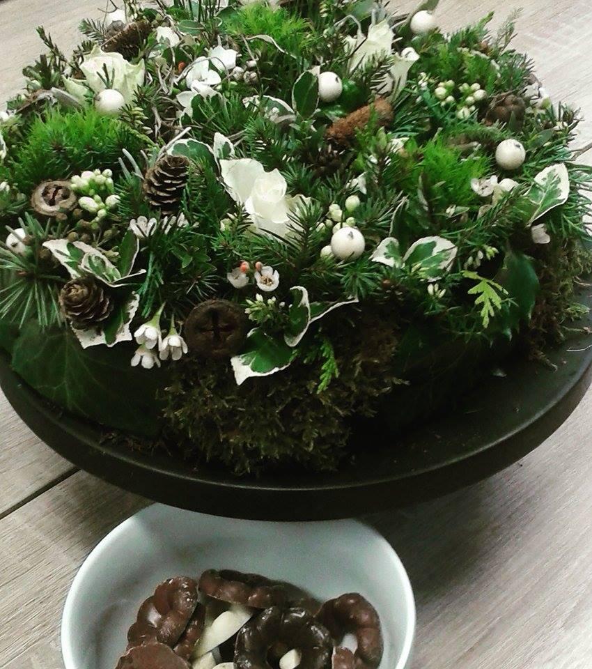 Kersttaart/kerstkrans maken — foto 1