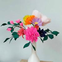 Papieren bloemen maken