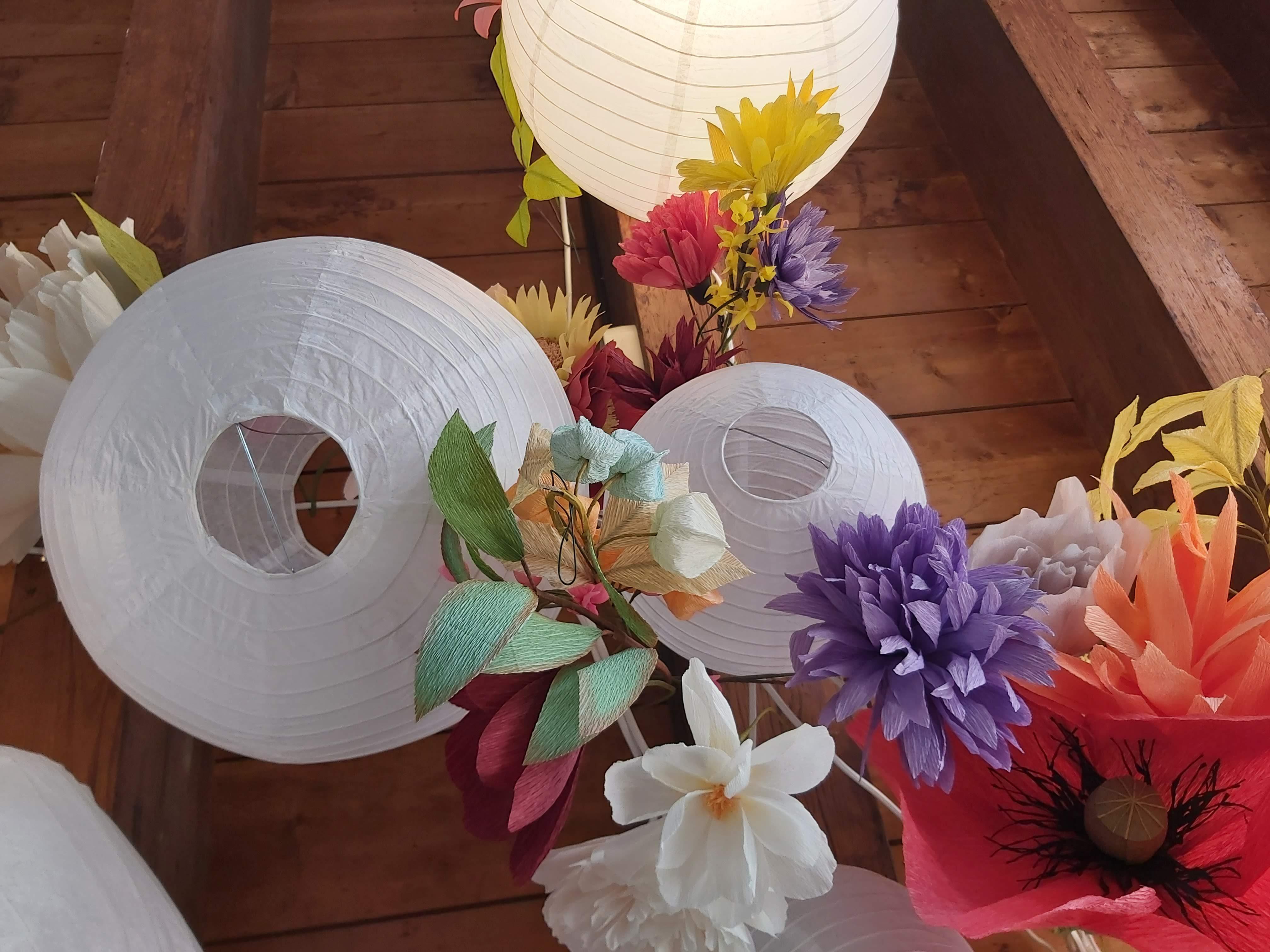 Papieren bloemen maken — foto 4