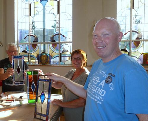 Maak een eenvoudig glas-in-lood raampje. — foto 1