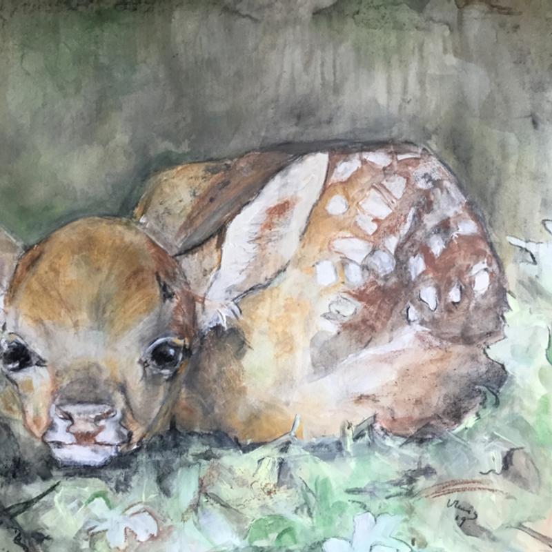 Dieren tekenen met houtskool en krijt — foto 3