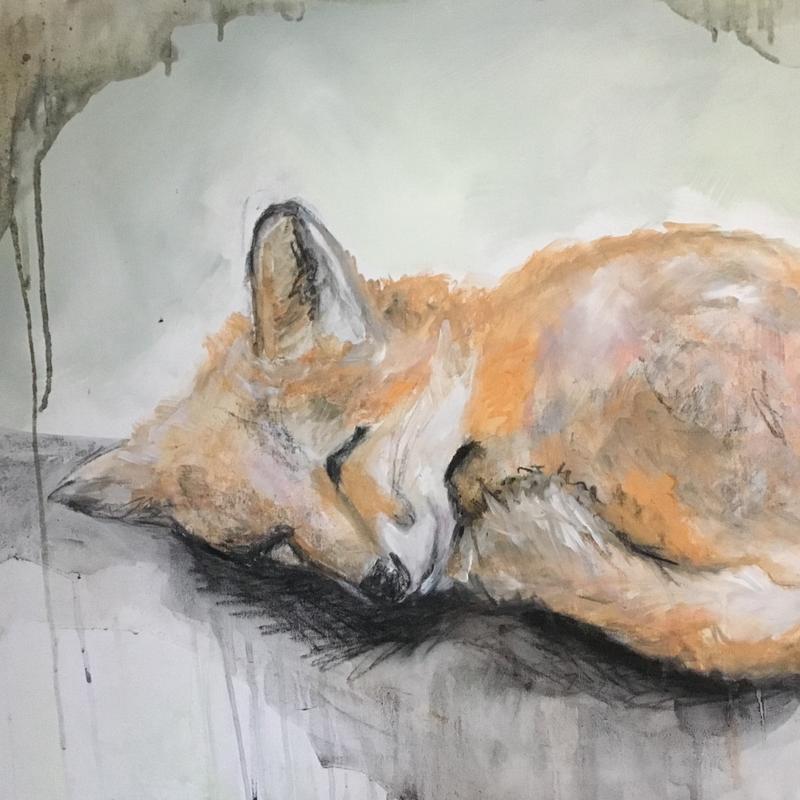Dieren tekenen met houtskool en krijt — foto 2