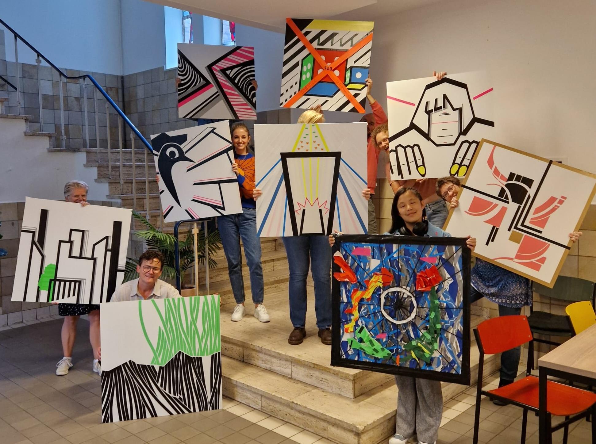 Teamworskhop Tape Art — foto 2