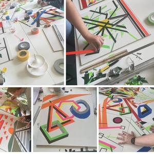Teamworskhop Tape Art