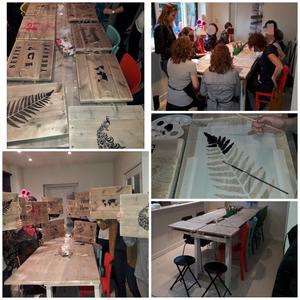 Workshop steigerhouten koffieplateau