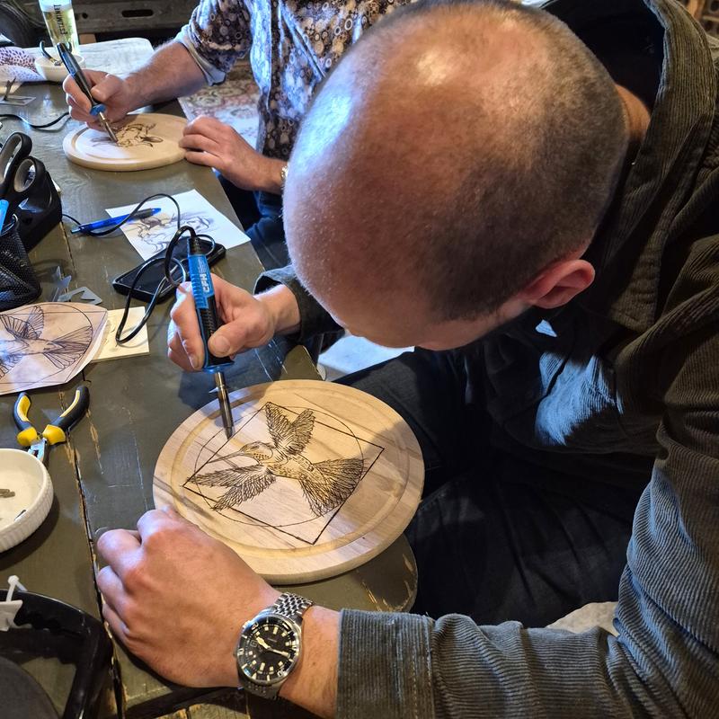 Workshop houtbranden op locatie — foto 5