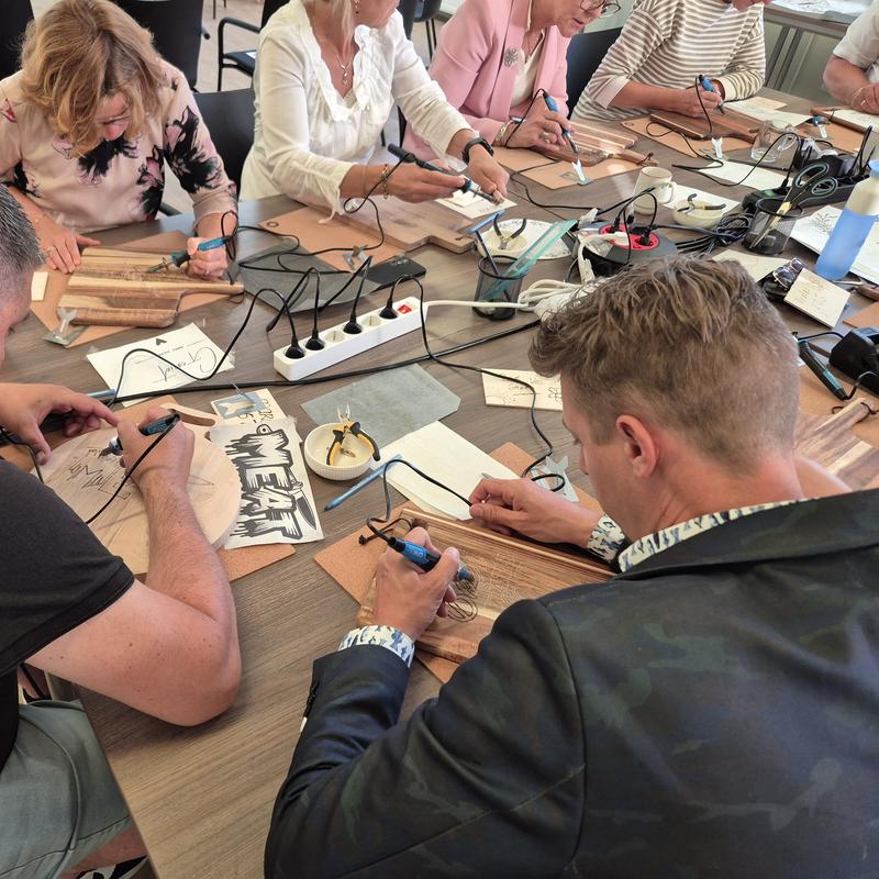 Workshop houtbranden op locatie — foto 9
