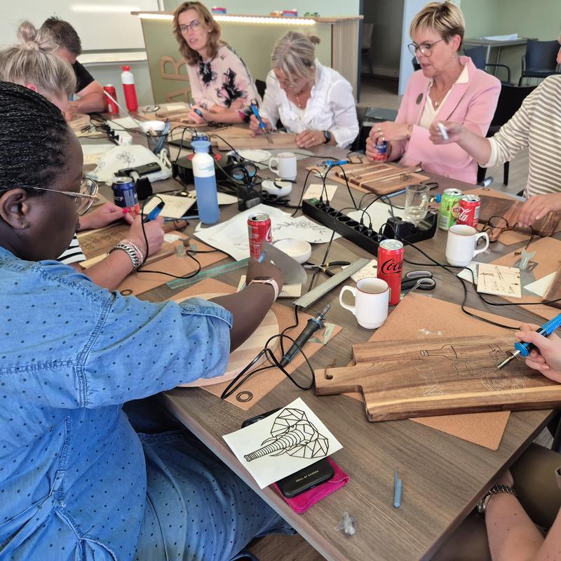 Workshop houtbranden op locatie — foto 8