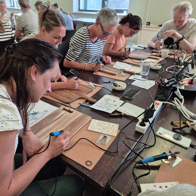 Workshop houtbranden op locatie — foto 3