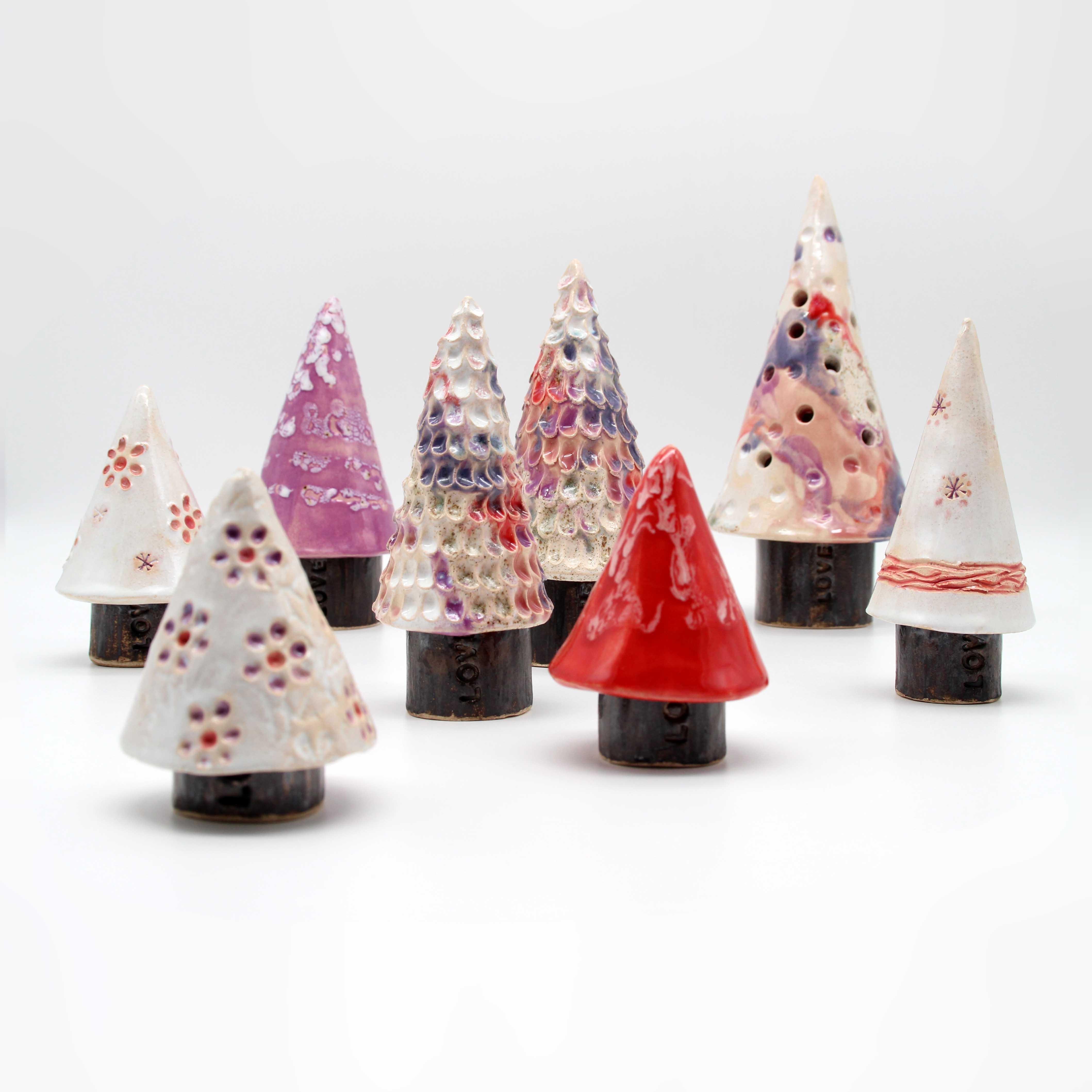 Kerstbomen maken van keramiek — foto 4