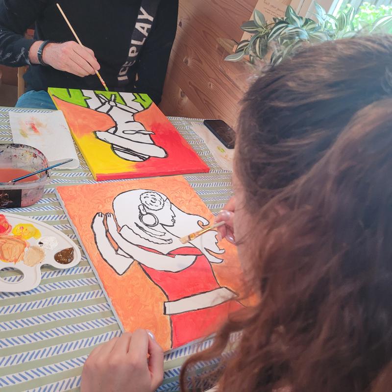 Spaanse Dikke Dames schilderen — foto 2