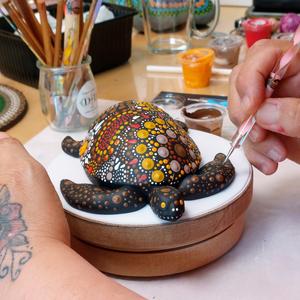 Zomer Dotpaint workshop Schildpad