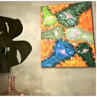 Workshop struisvogels schilderen