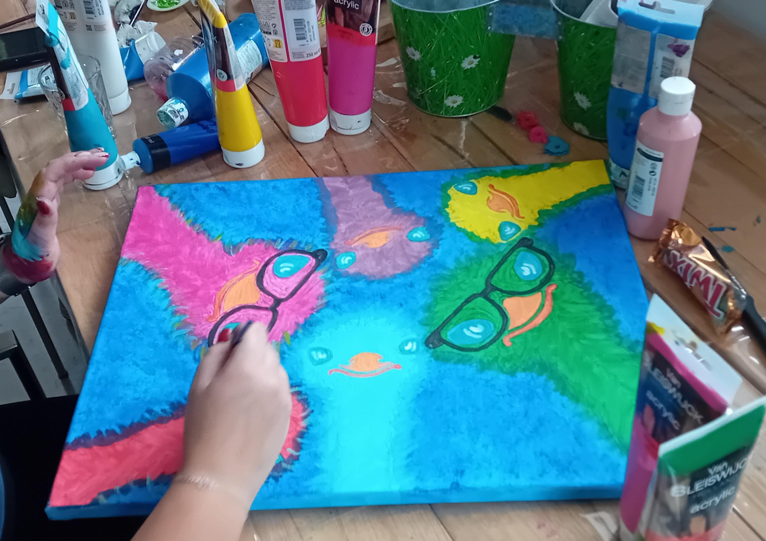 Workshop struisvogels schilderen — foto 5