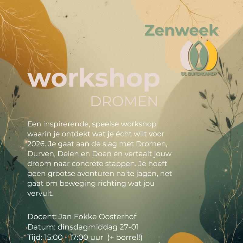 Dromen realiseren_Zenweek De Buitenkamer — foto 3