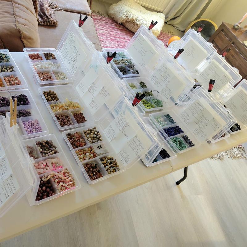 Workshop edelsteen wikkelarmband maken  — foto 3