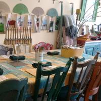Decoupage op meubels en krijtverf