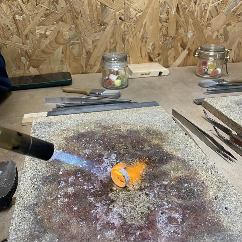 Workshop ring maken, hanger maken — foto 5