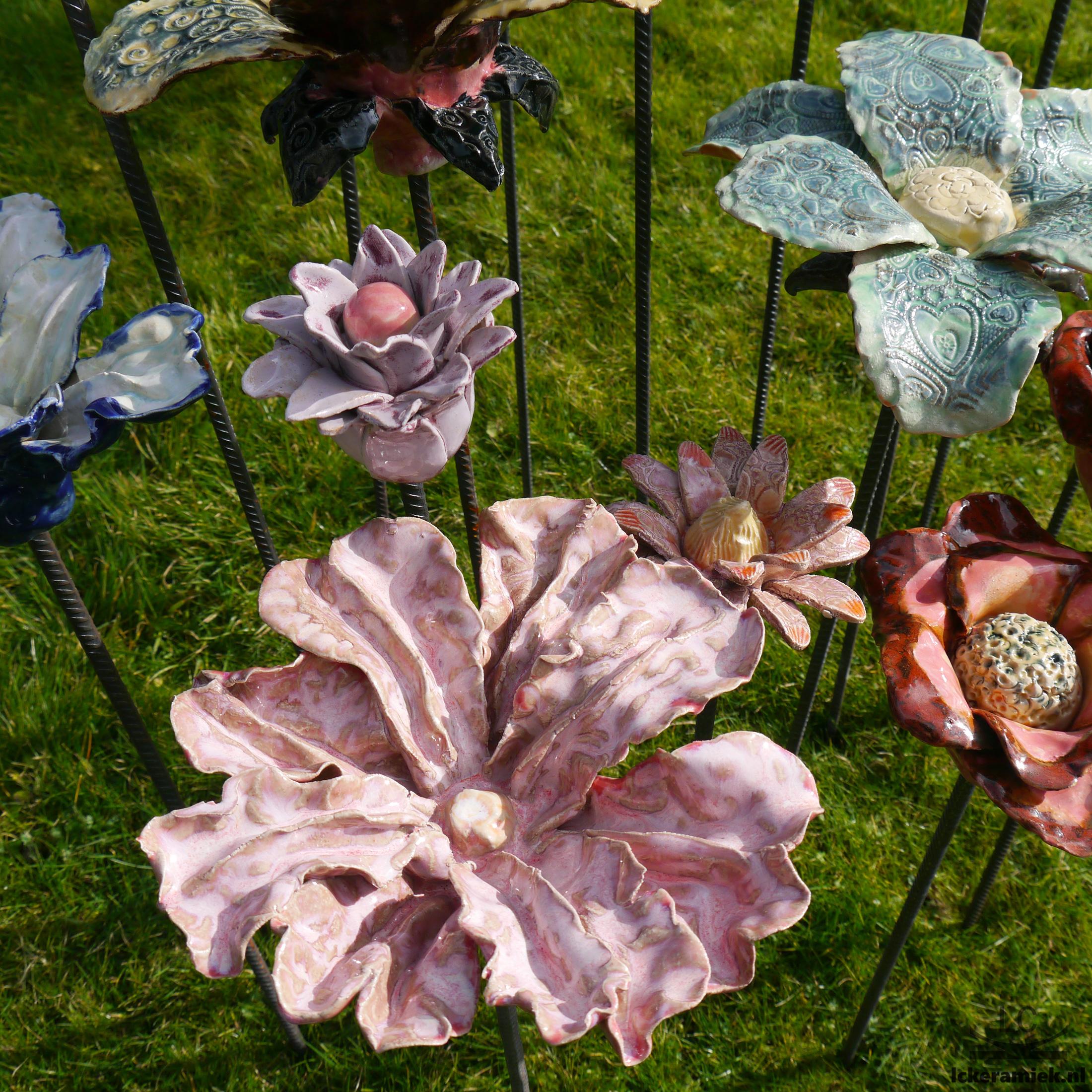 Bloemen maken van keramiek — foto 4