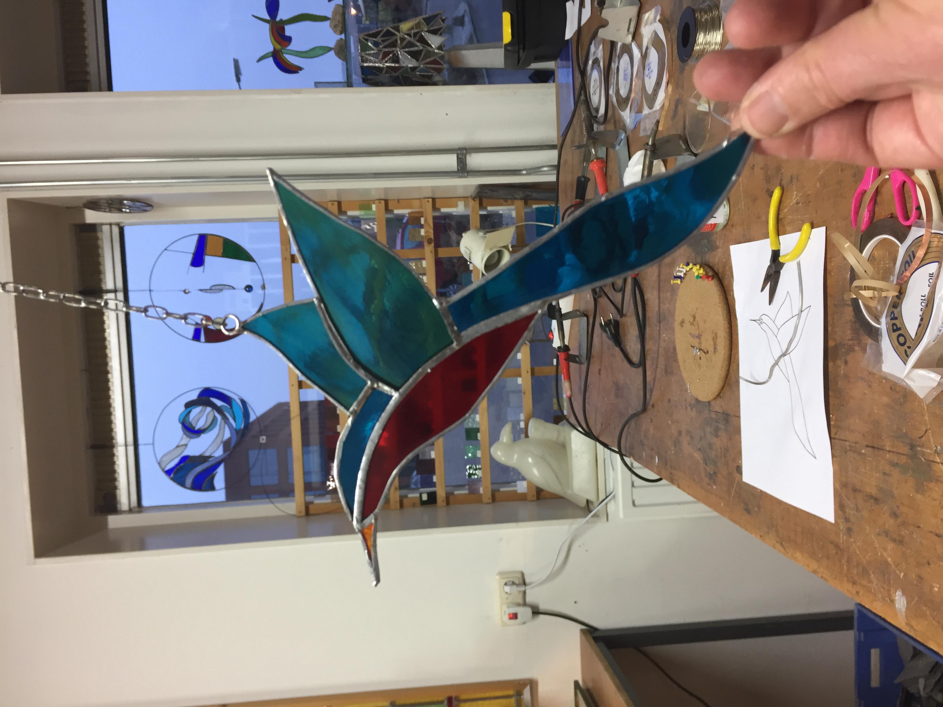 Workshop Tiffany glasobject maken — foto 2