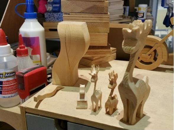 Werken met de figuurzaagmachine — foto 1