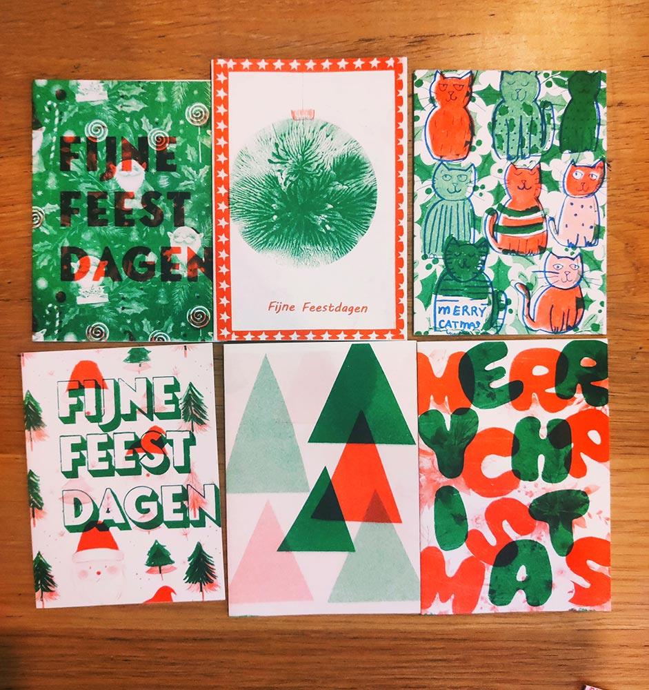 RISO (kerst)kaarten Workshop Huizen — foto 1
