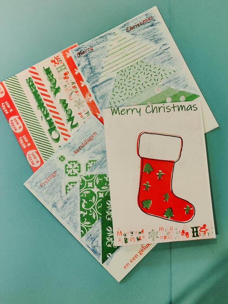 RISO (kerst)kaarten Workshop Huizen — foto 3