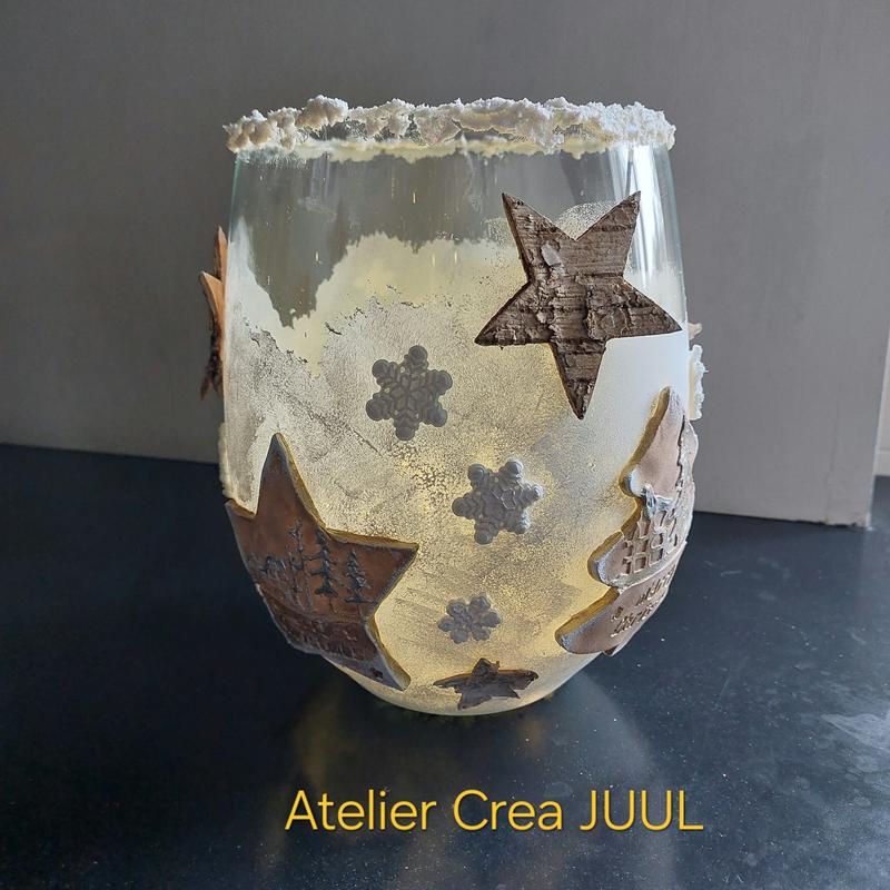 KERST DECORATIE WINDLICHT