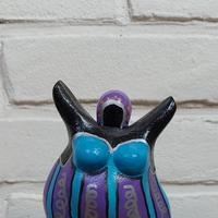 Dikke dame beeldje beschilderen