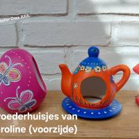 Voederhuisje beschilderen