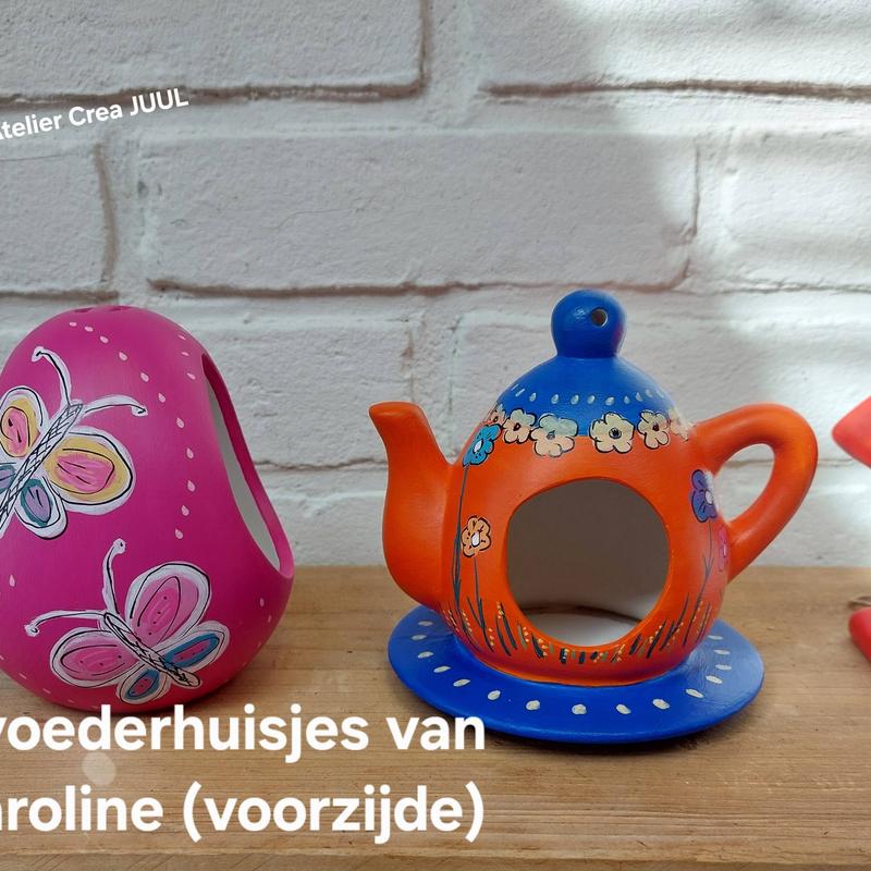 Voederhuisje beschilderen — foto 3